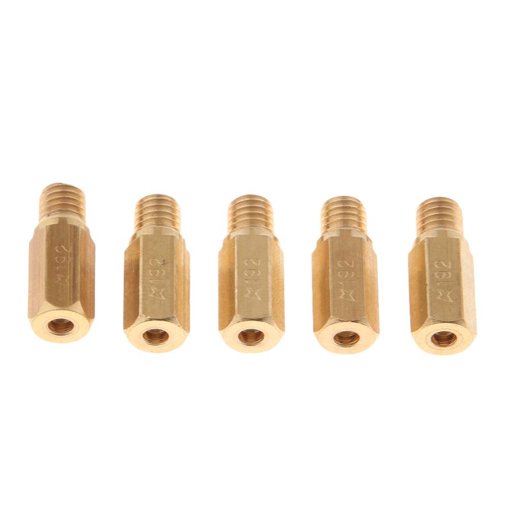 5Pcs Carburetor Carb Hex Main Jets 192 for PWK Keihin FCR KOSO KOK