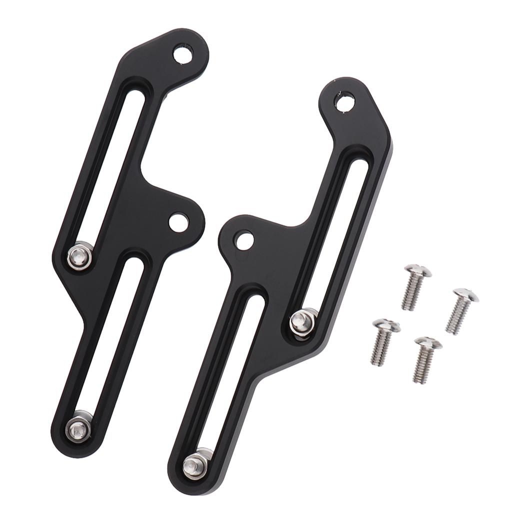 Black Motorcycle Windscreen Adjusters for Honda NC700X NC750X 2012-2015