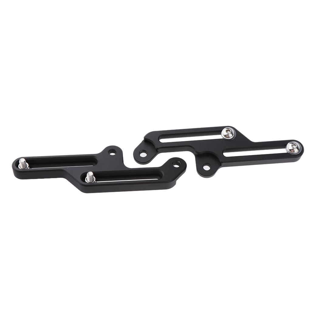 Black Motorcycle Windscreen Adjusters for Honda NC700X NC750X 2012-2015