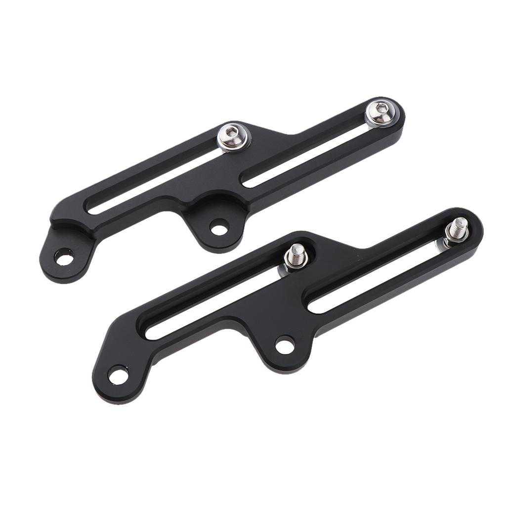 Black Motorcycle Windscreen Adjusters for Honda NC700X NC750X 2012-2015