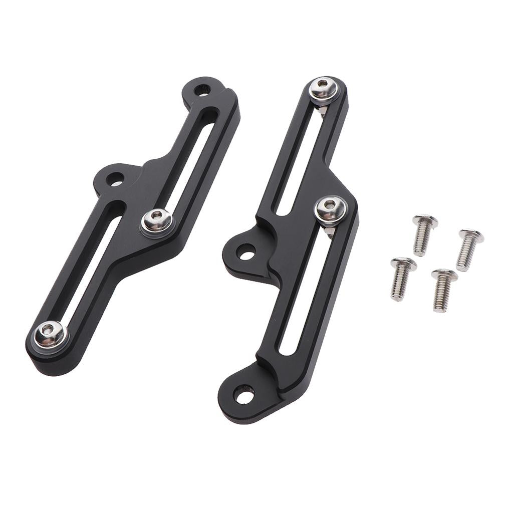 Black Motorcycle Windscreen Adjusters for Honda NC700X NC750X 2012-2015