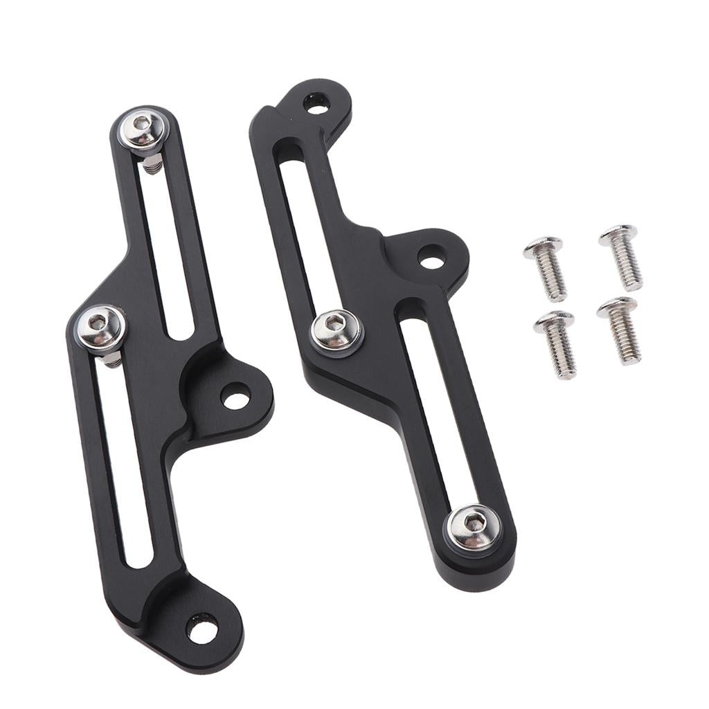 Black Motorcycle Windscreen Adjusters for Honda NC700X NC750X 2012-2015