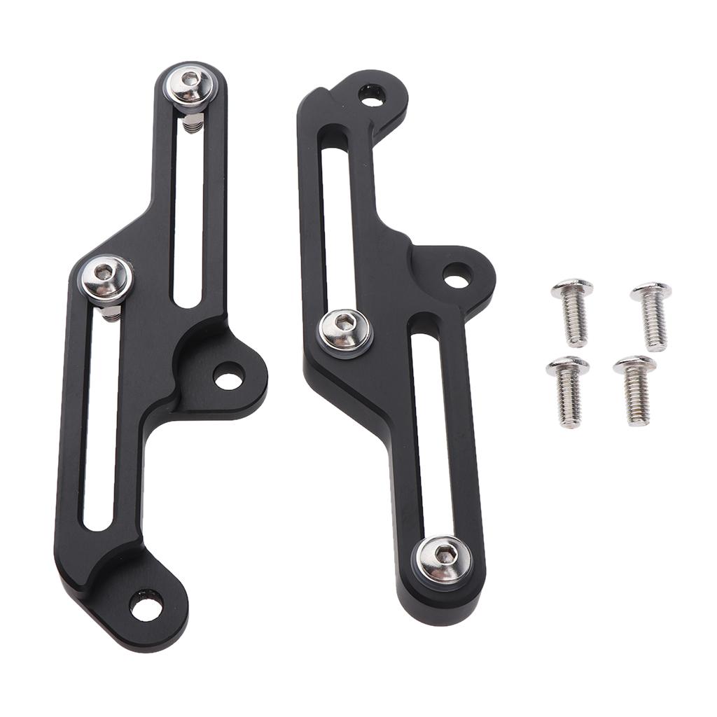 Black Motorcycle Windscreen Adjusters for Honda NC700X NC750X 2012-2015