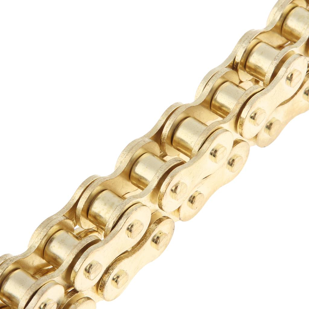 420 Gold Chain 102 Link For SDG Taotao Coolster DHZ Pister Pit Bike ATV