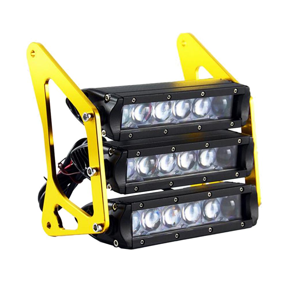 Motorcycle Three-tier LED Modified Headlights Fairing For MSX125 Gold