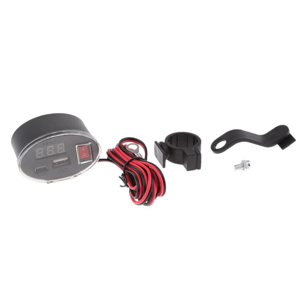5-32V Waterproof Motorcycle USB Charger Socket Power Plug Mobile Phone GPS 