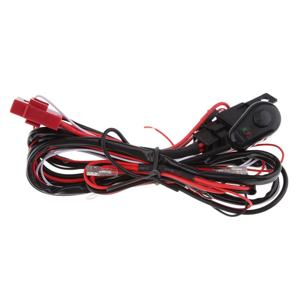 2pcs 4'' 55W Driving Lights HID Xenon 12V Trucks SUV Spot Work Light Red