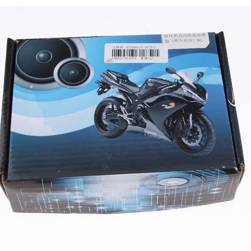 Two Way Motorcycle Alarm With Remote Engine Start 2 LCD Remote Transmitters
