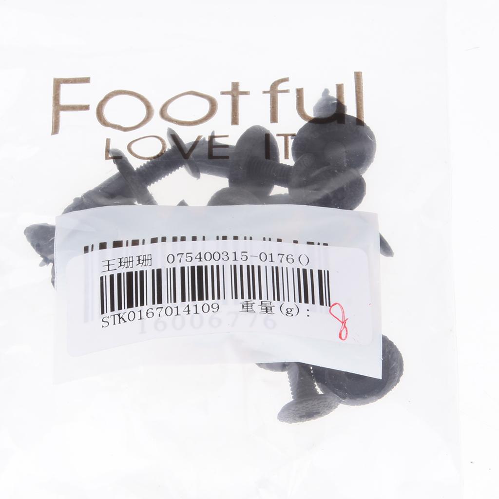 10Pcs Windscreen Cowl Panel Plastic Trim Fastener Clips for Motorcycle