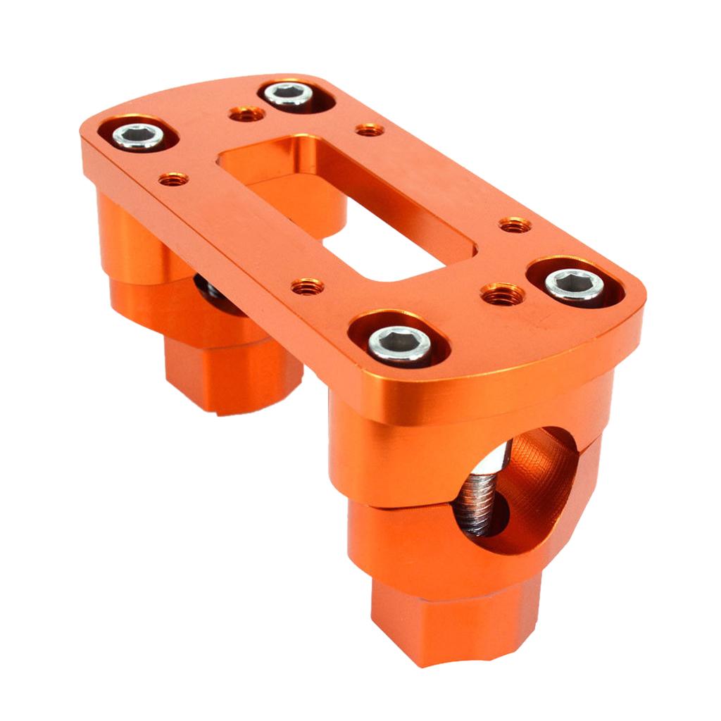 Aluminum Motorcycle HandleBar Fat Bar Risers Mount Clamp For KTM 125-530