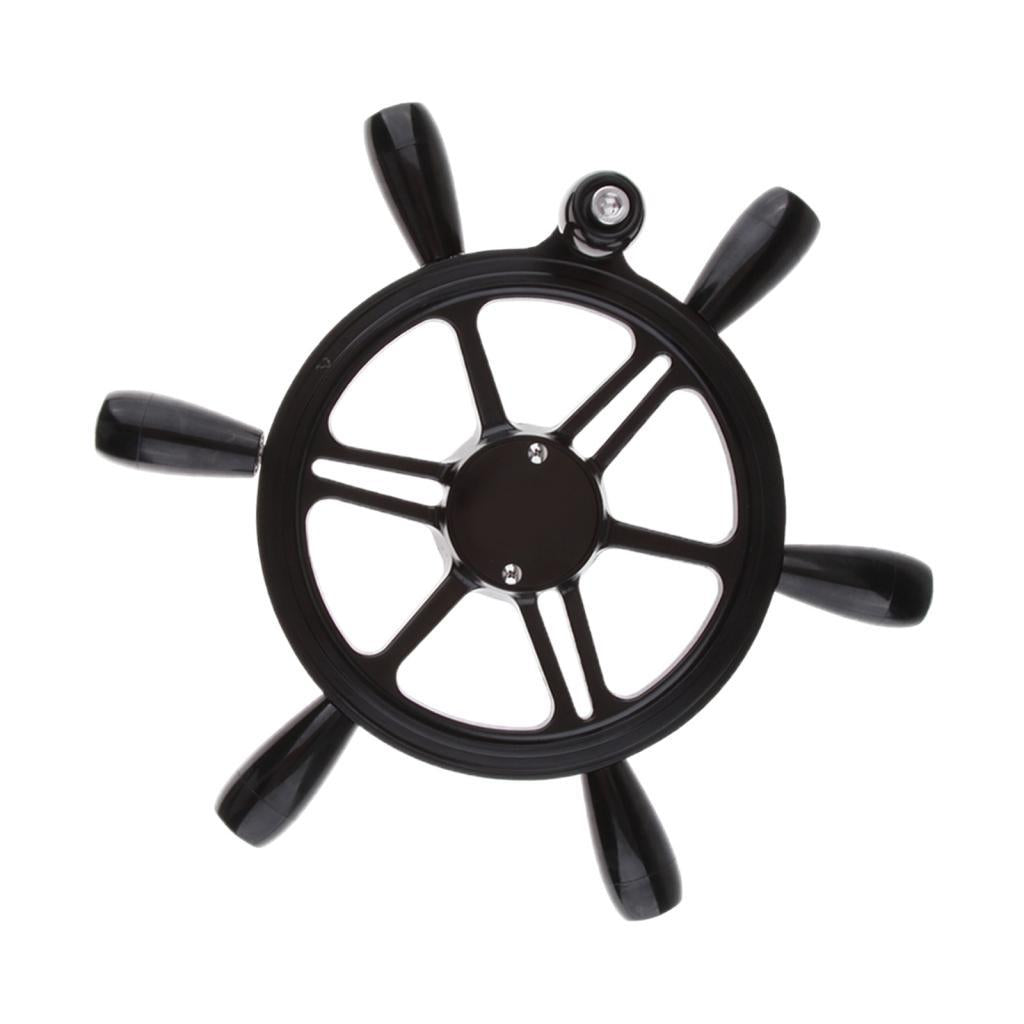 Antique Vintage Ship Boat Wheel 6 spoke for Knob 380mm Dia 3/4 Taper