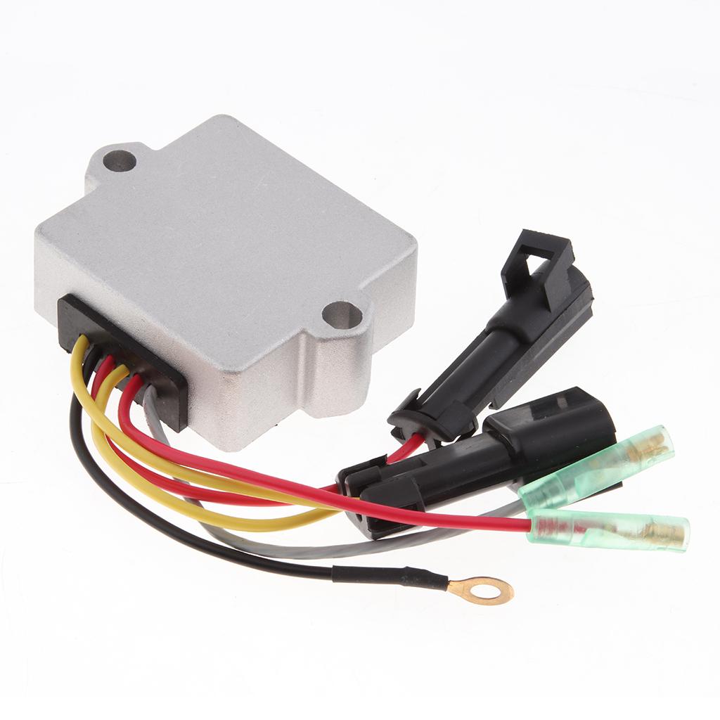 Regulator Rectifier For Mercury Marine 6 Wire W/ Plug Connectors 883072T2