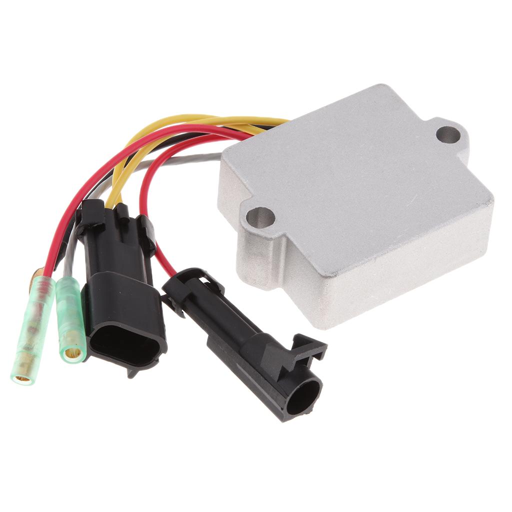 Regulator Rectifier For Mercury Marine 6 Wire W/ Plug Connectors 883072T2