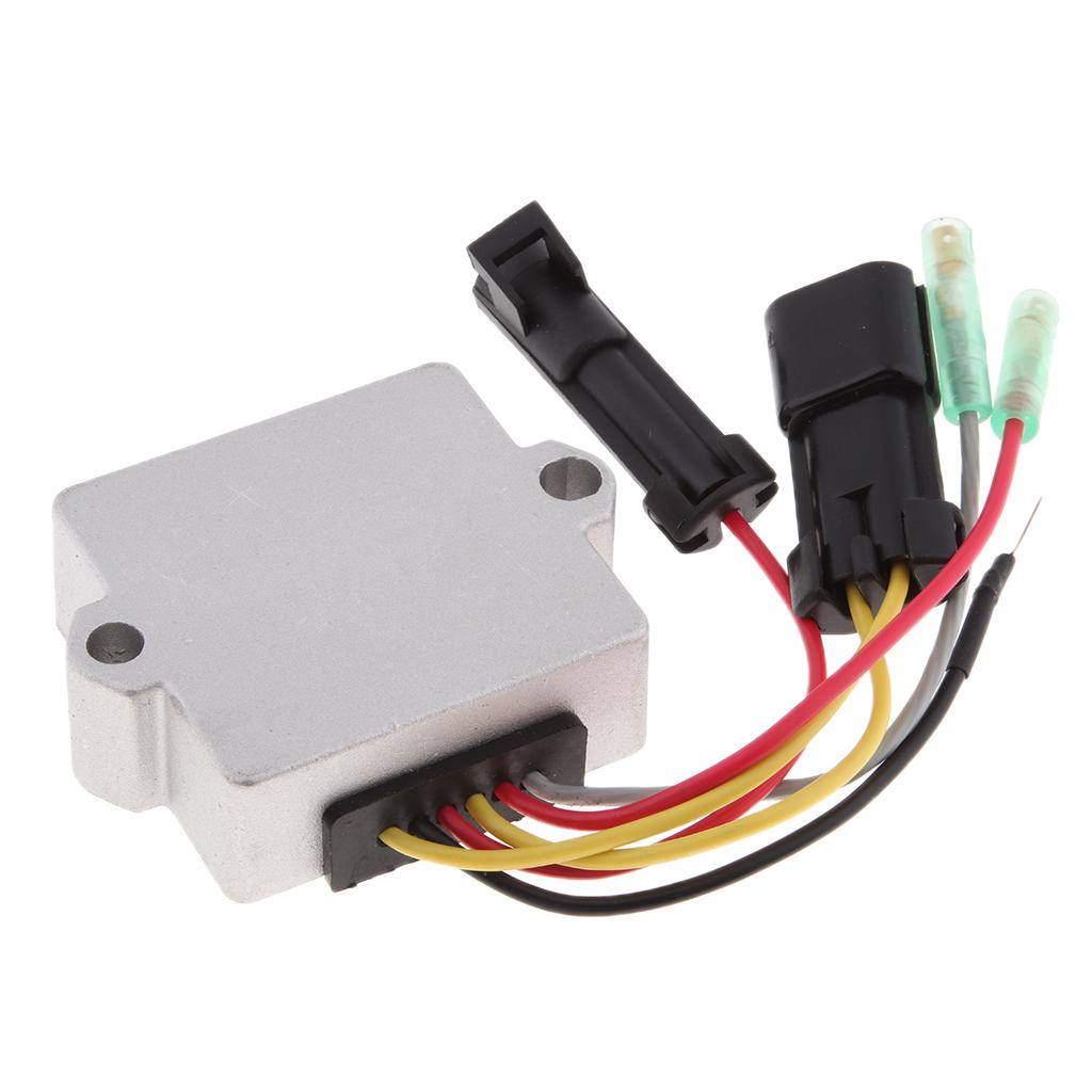 Regulator Rectifier For Mercury Marine 6 Wire W/ Plug Connectors 883072T2