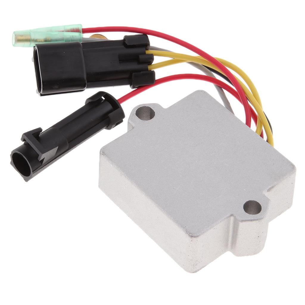 Regulator Rectifier For Mercury Marine 6 Wire W/ Plug Connectors 883072T2