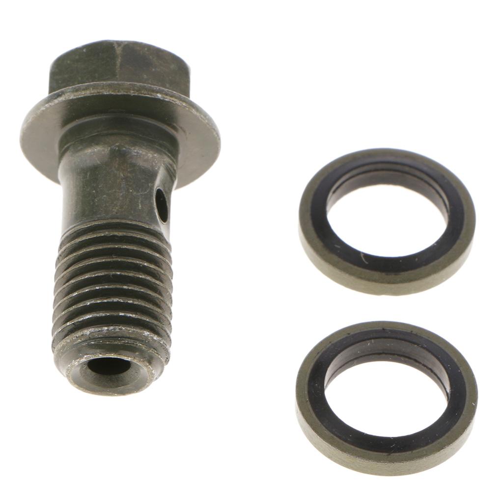 Motorcycle Banjo Disk Brake Bolt M10x1.25 Clutch Master Cylinder Screw for Honda