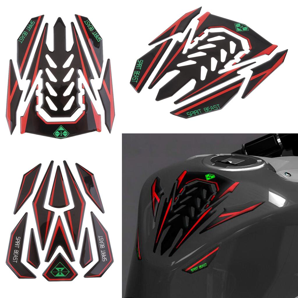  3D Motorcycle Sticker Gas Fuel Tank Cover Decoration Decals for Honda 