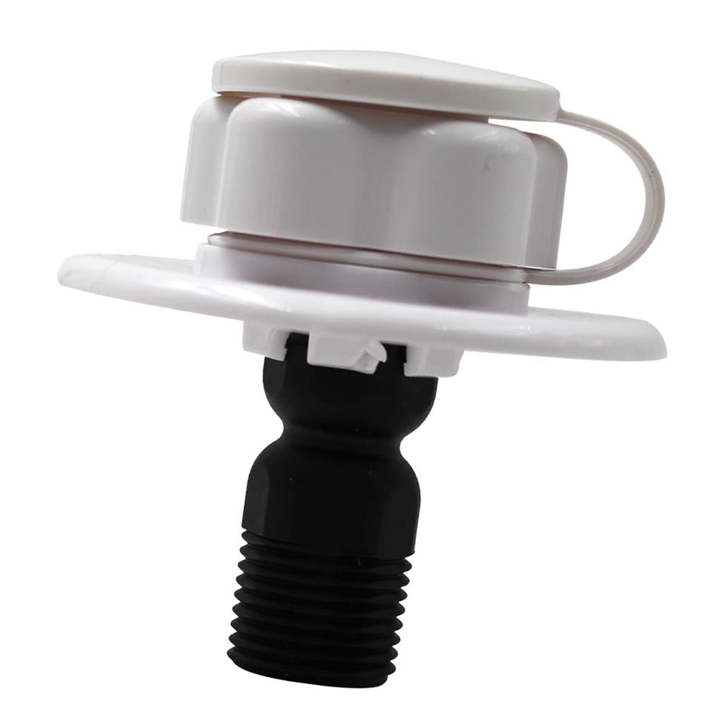 White Gravity Fresh Water Fill Hatch Inlet Plastic RV Trailer Camper