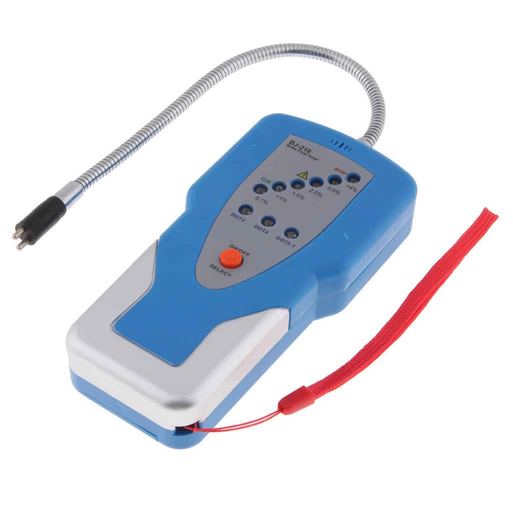 Automotive Car Brake Fluid Tester Oil Inspection Goose Neck LED Detector
