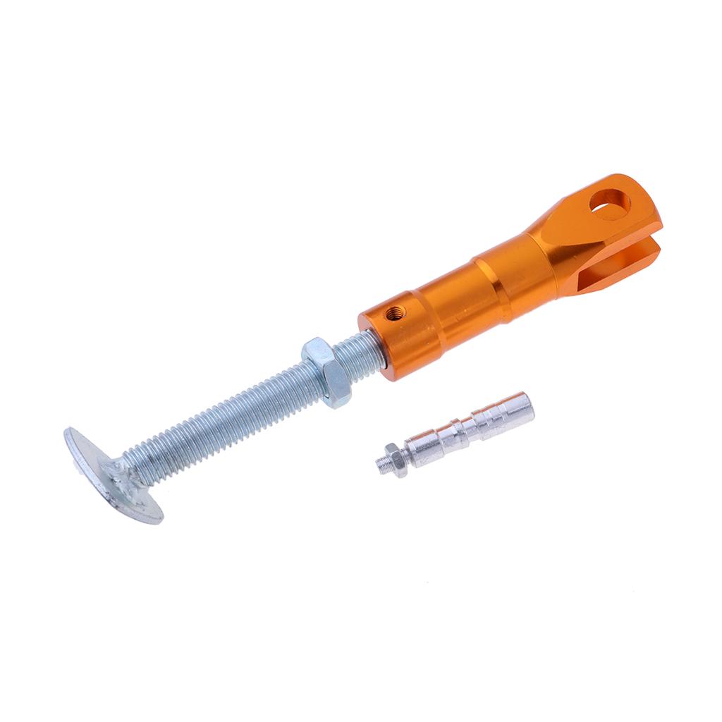 Adjustable Kickstand Motorcycle Side Stand CNC Stand Universal  Orange