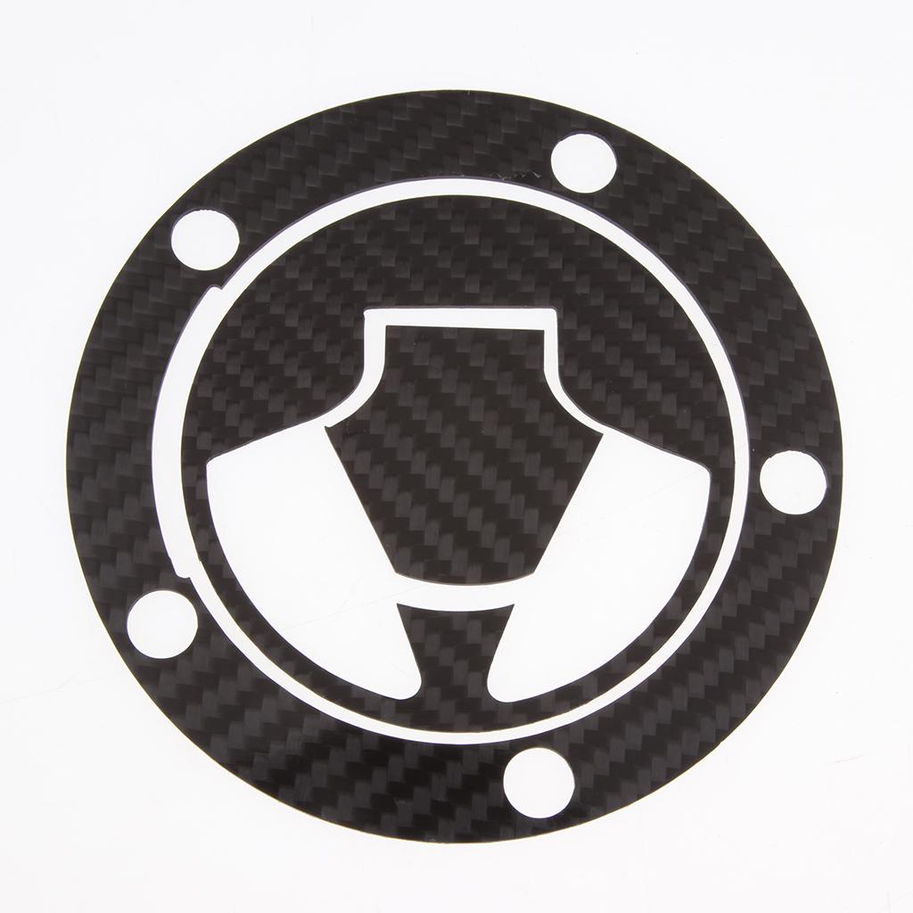3D Carbon Fiber Gas Cap Tank Cover Pad Sticker For Kawasaki Z1000 2014-2015