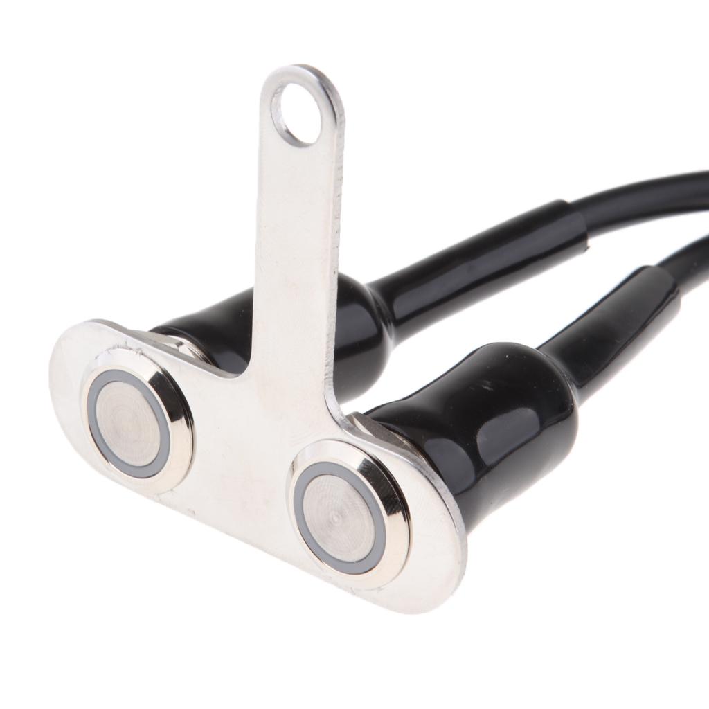 Universal Motorcycle LED Headlight Fog Lamp Horn Handlebar Switch Model B