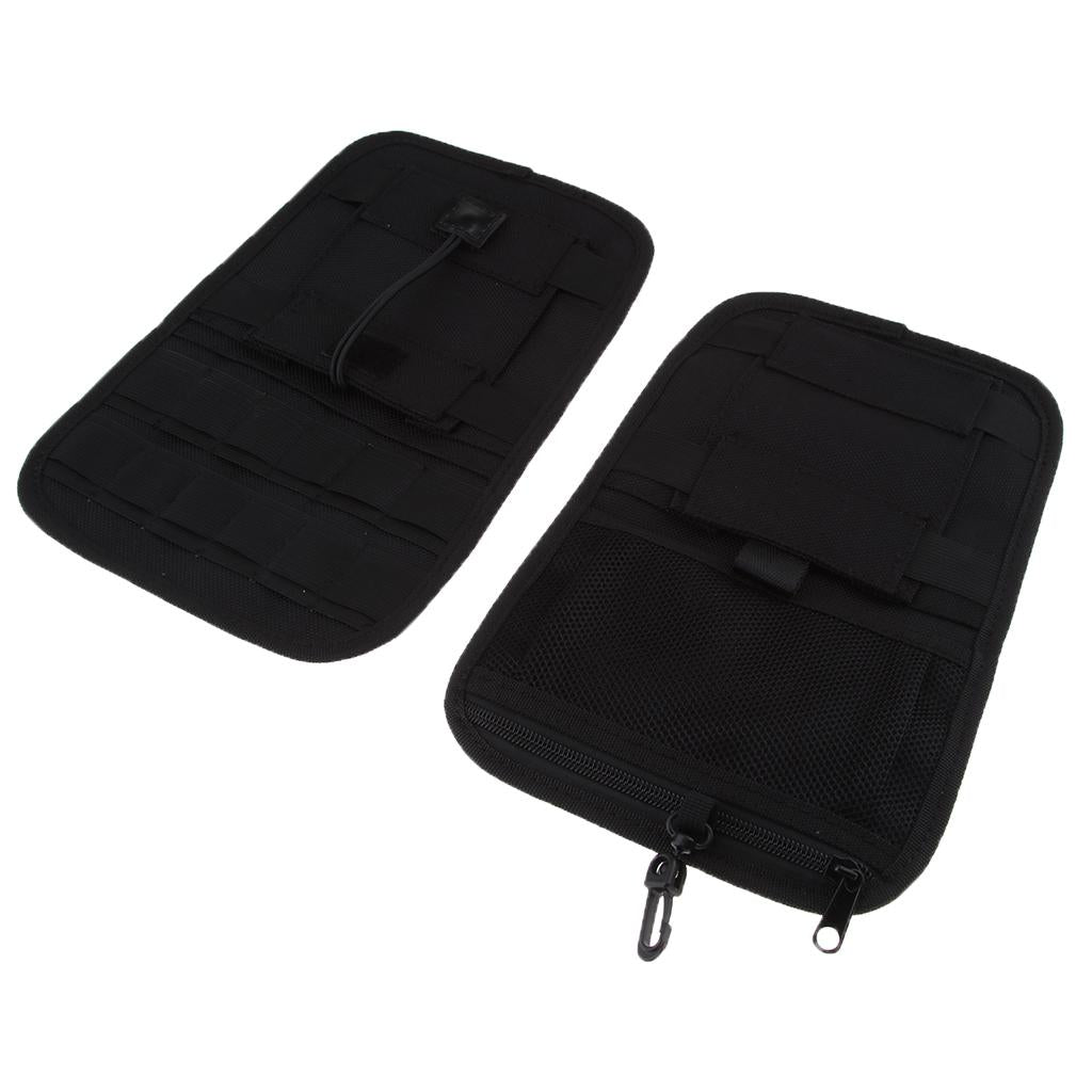 2 x Saddlebag Organizer Hard Bags Storage for Harley Touring Bagger 2008-18