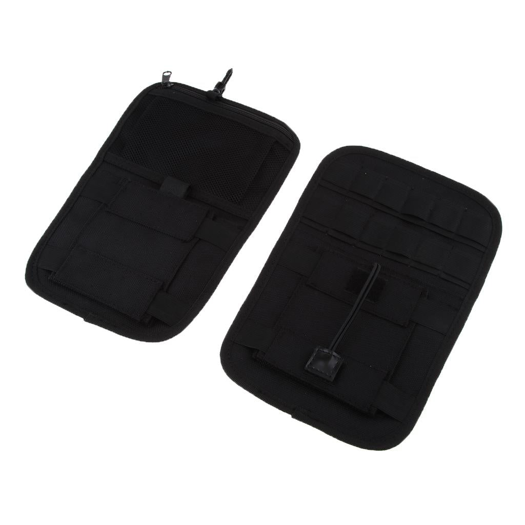 2 x Saddlebag Organizer Hard Bags Storage for Harley Touring Bagger 2008-18