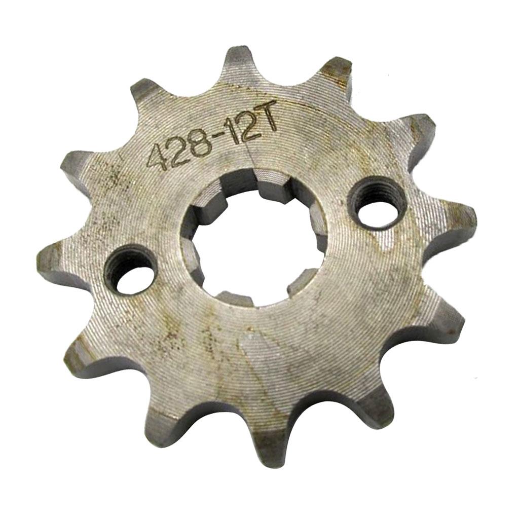 12T 428 Chain/Pitch Front Sprocket Cog Pit/Trail/Dirt bike ATV Quad 17mm