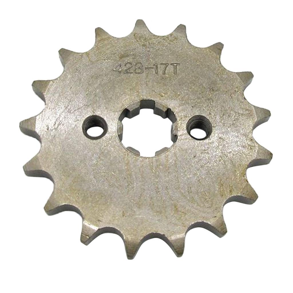 17T Teeth 17mm 428 Chain Front Sprocket Cog PIT QUAD DIRT BIKE ATV BUGGY