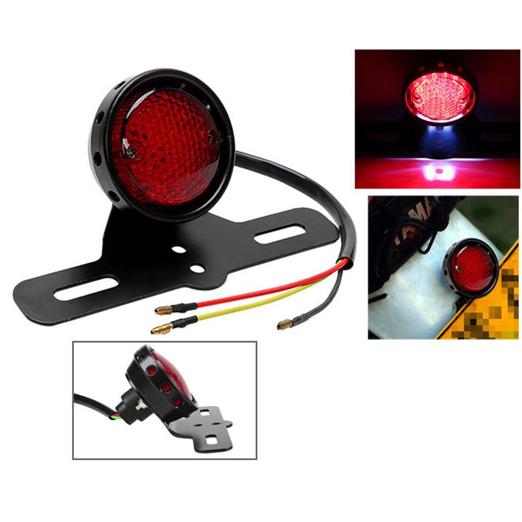 Universal Motorcycle Rear Tail Light Lamp for Harley Chopper Cafe Racer 