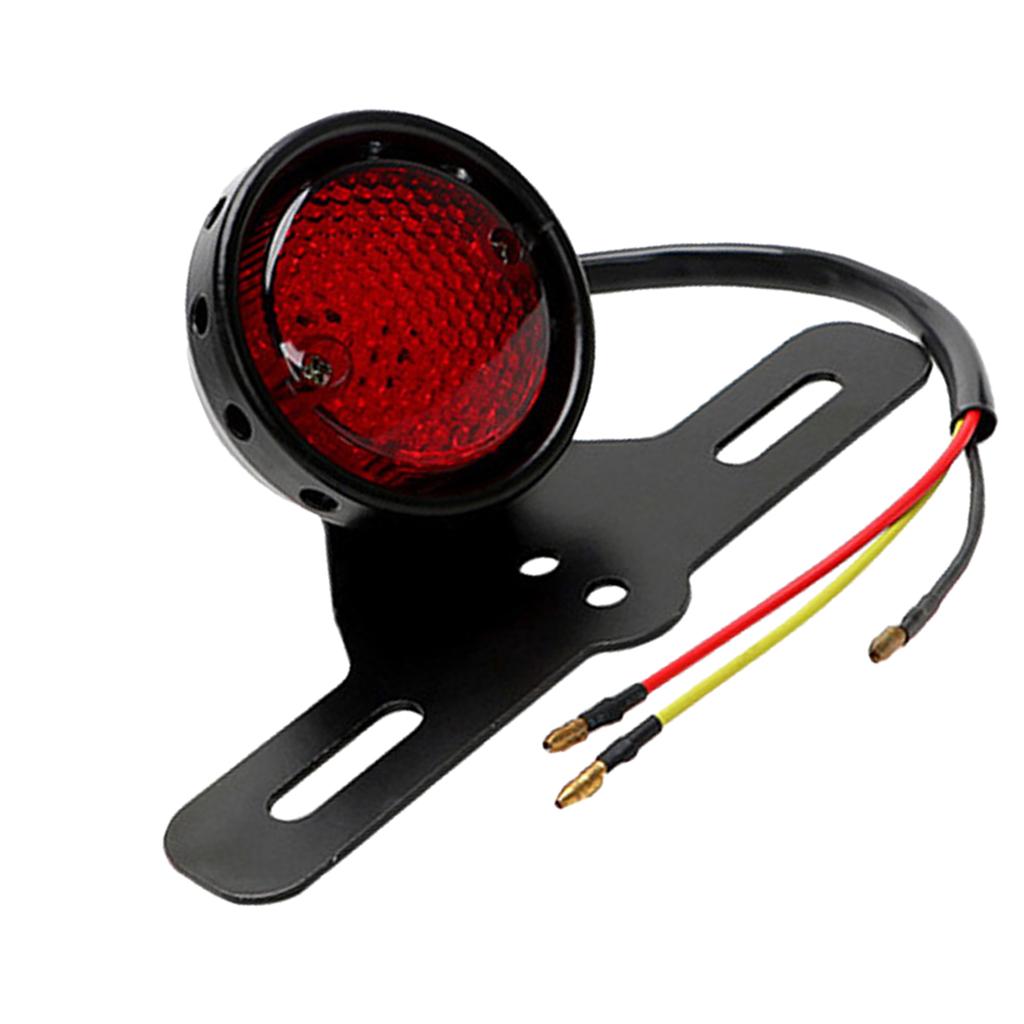 Universal Motorcycle Rear Tail Light Lamp for Harley Chopper Cafe Racer 