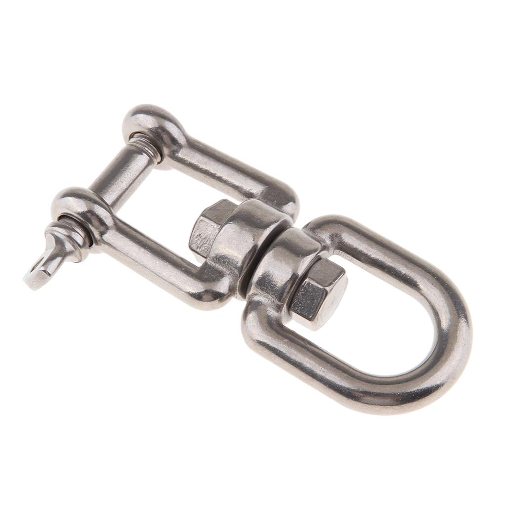 Stainless Steel Marine Boat Anchor Swivel Shackle Connector Jaw 8mm