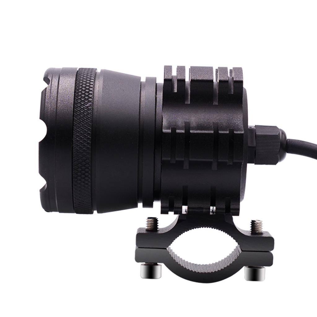 Motorcycle Front LED High/Low Beam Bulbs Headlight Flash Head Lamp 30W