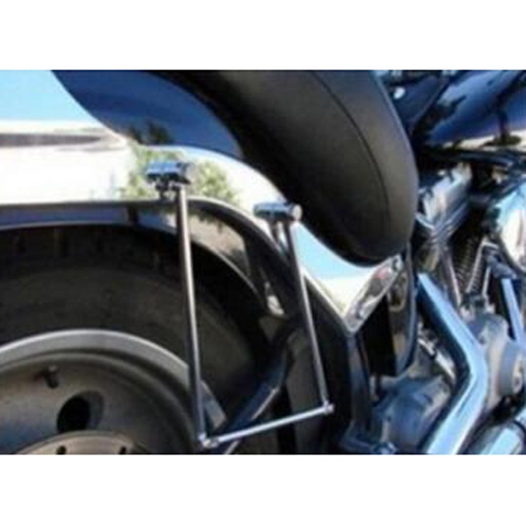 Motorcycle Luggage Saddle Bag Support Bars Mount Bracket for Harley