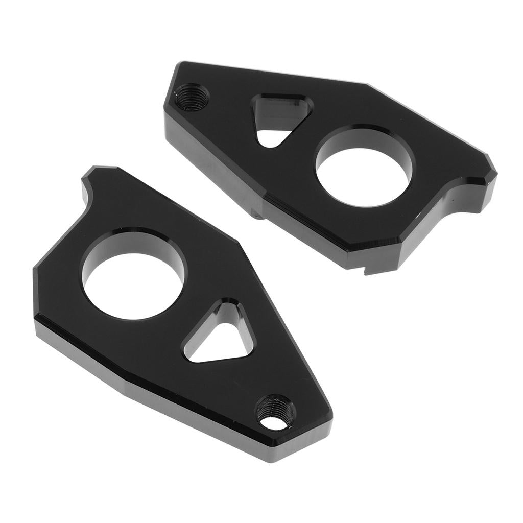 Motorcycle Rear Axle Chain Adjuster For YAMAHA TMAX530 FZ8 FZ1 YZF R1 Black