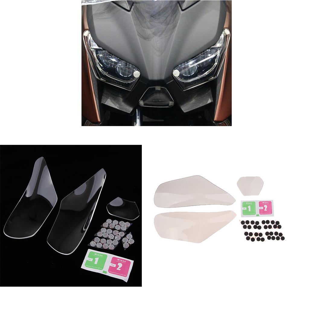 Smoke Headlight Lens Cover Protector For Yamaha X-MAX300 XMAX 250 300 17-18