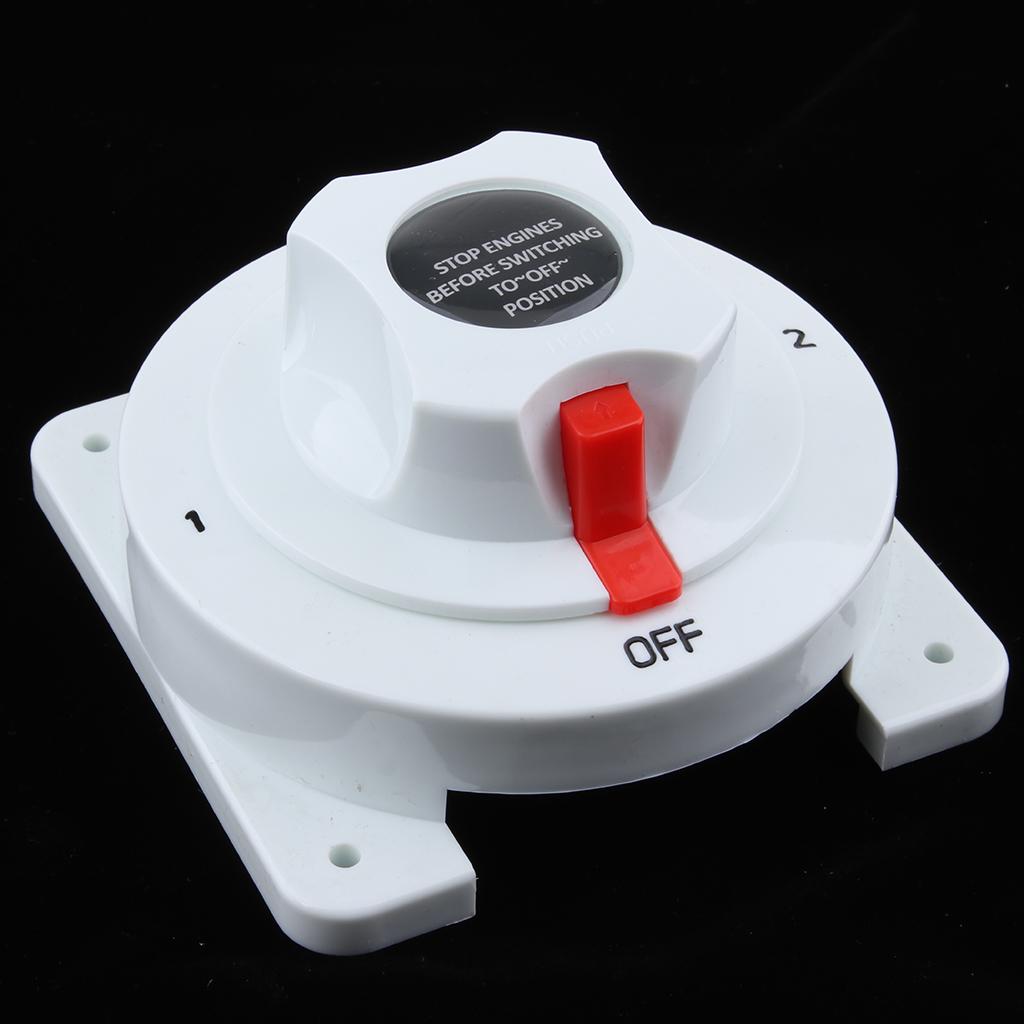 Marine Dual Battery Selector Switch for Boat RV Motor Replacement