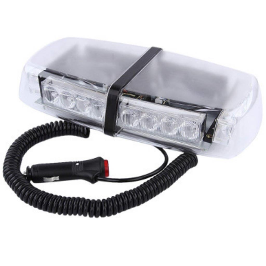 Amber Car Strobe Flash Light 24 LED Brake Stop Bulb Lamp Suction Cup Type