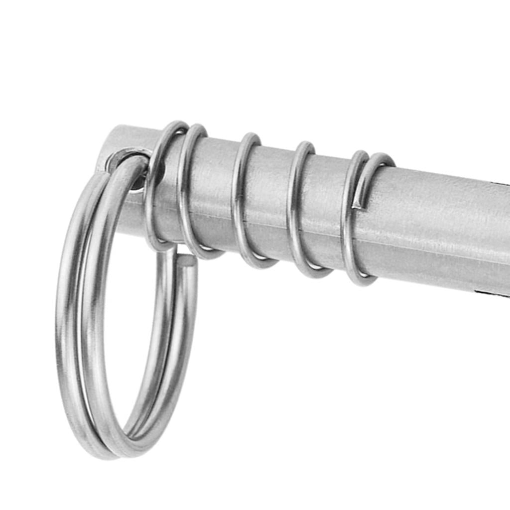 4xQuick Release Pin for Boat Bimini Top Deck Hinge Stainless Steel 10x50mm