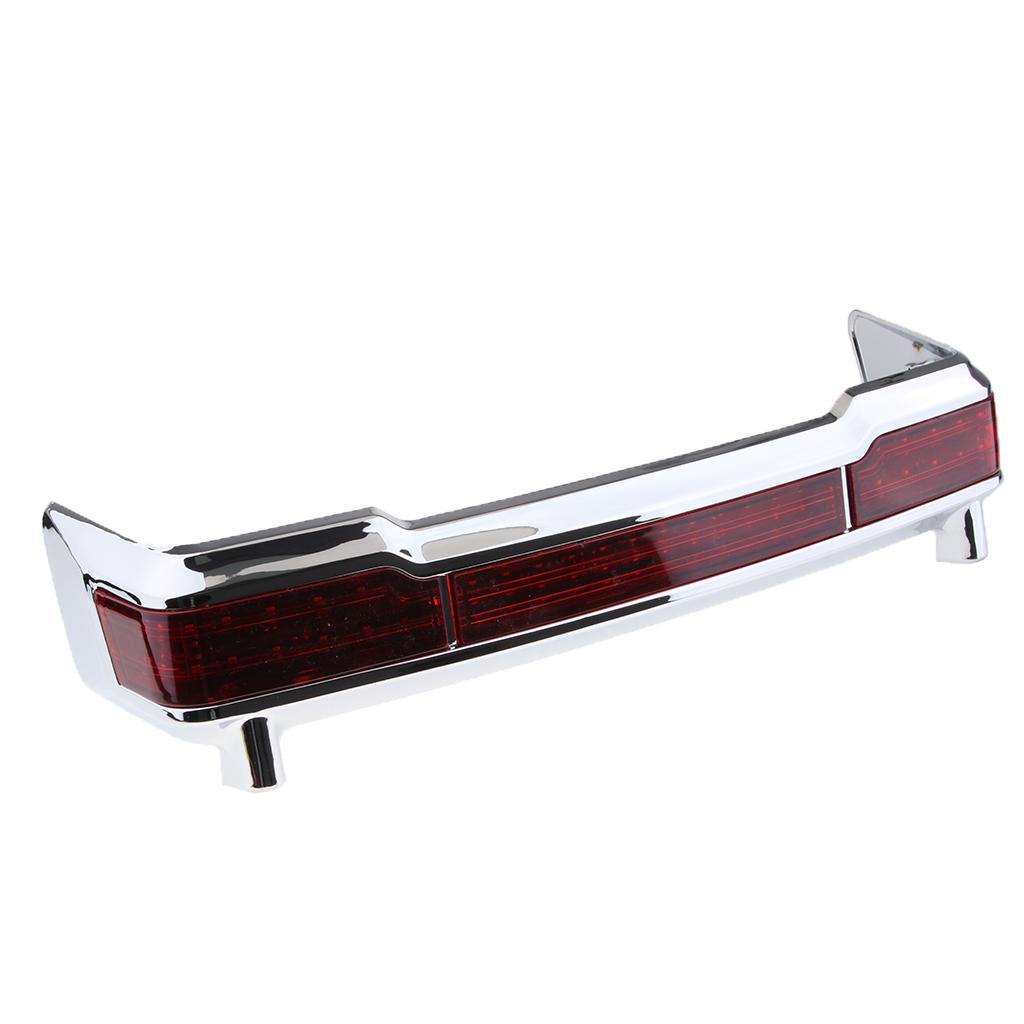  Motorcycle Rear Fender LED Brake Tail light For Harley Sportster 12V Chrome