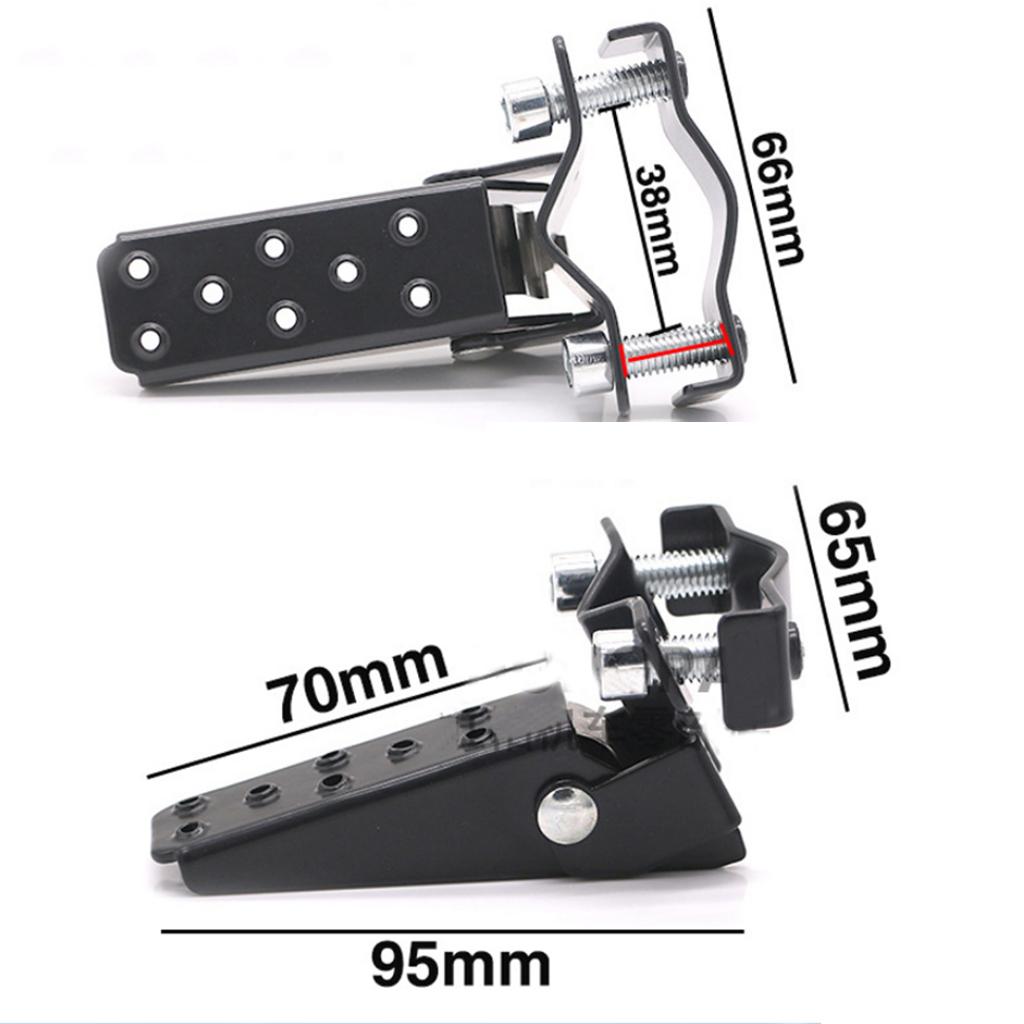 Retro Folding Foot Pegs Footrest Pedals for Dirt Pit Bike Motorcycle