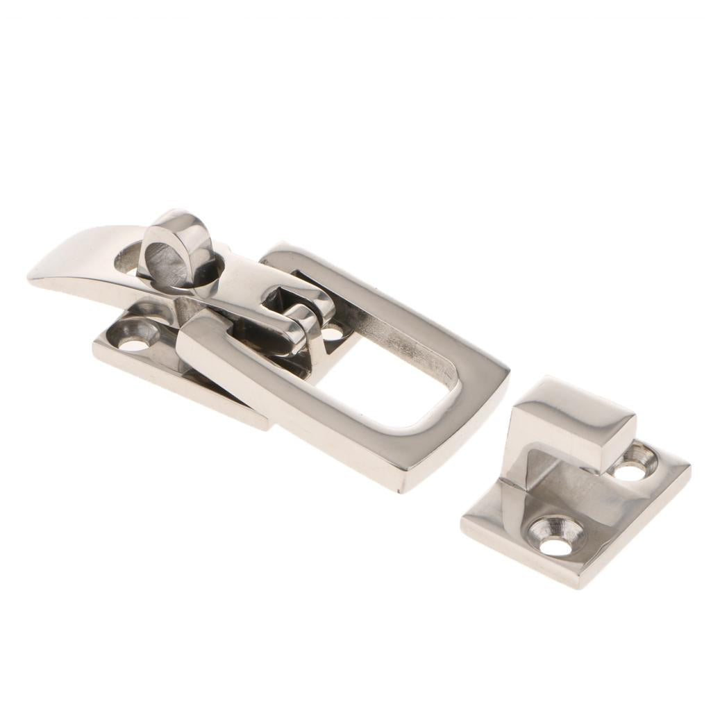 Stainless Steel Lockable Hold Downs / Hatch Clamps Heavy Anti-Rattle Latch