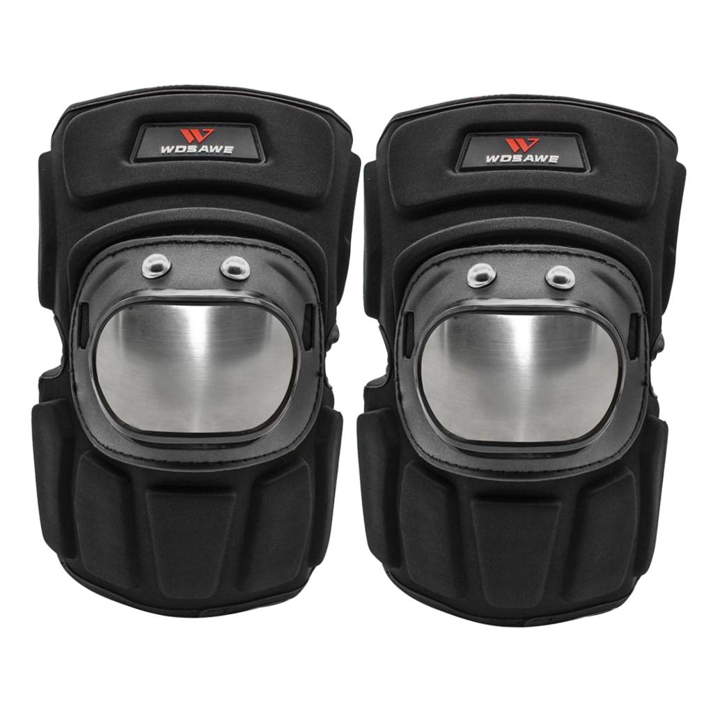 Motorcycle Motocross Knee Shin Guard Pads Protector Protective Gear Black