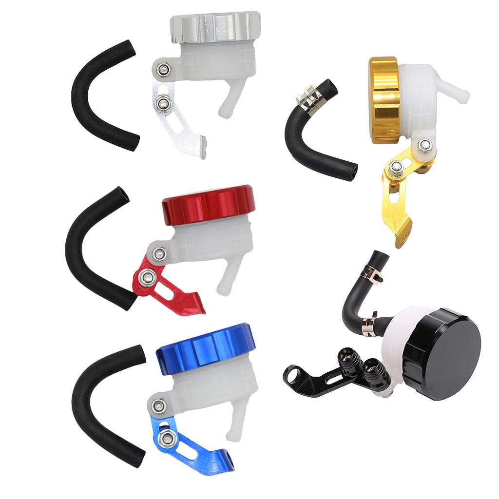 Universal Motorcycle Brake Clutch Oil Cup Cylinder Fluid Reservoir Gold