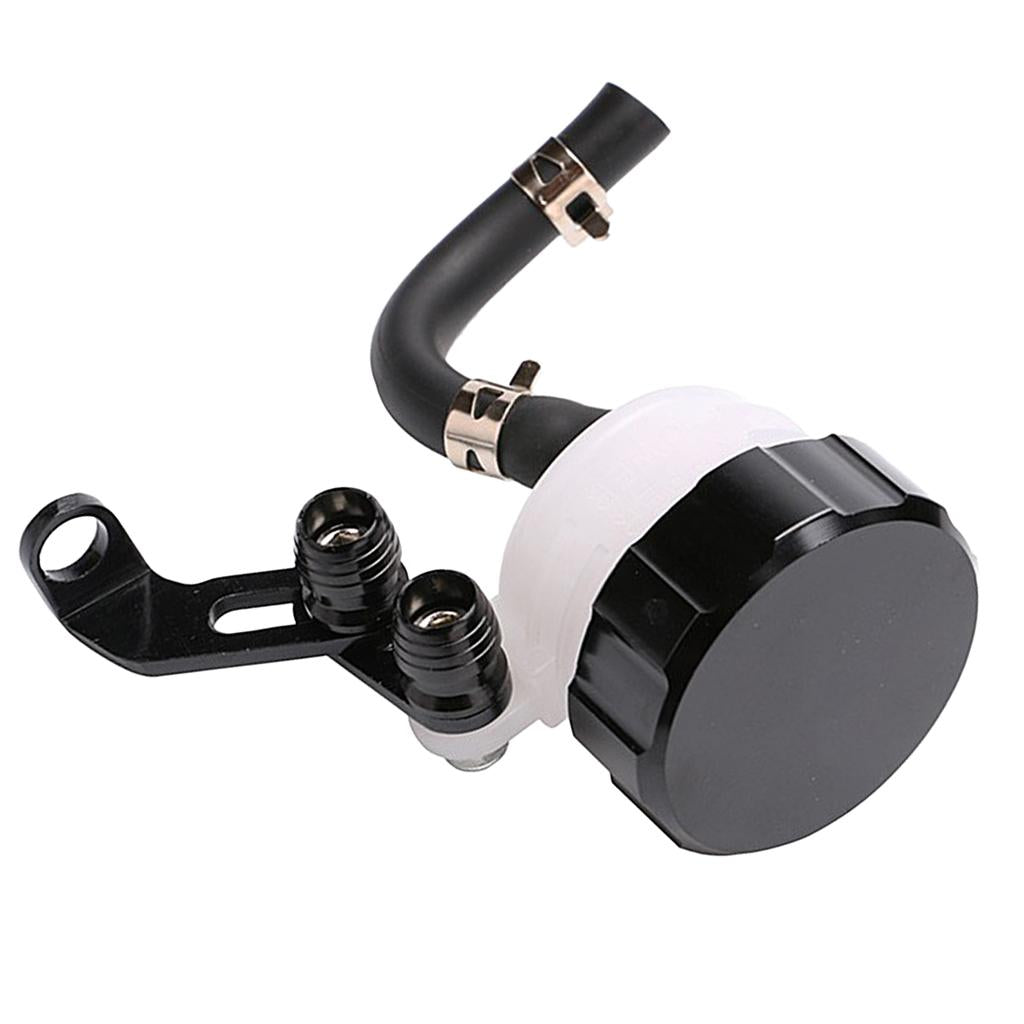 Universal Motorcycle Brake Clutch Oil Cup Cylinder Fluid Reservoir Black