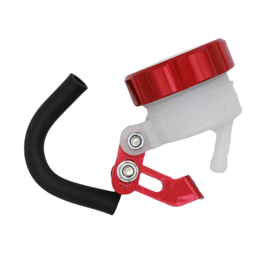 Universal Motorcycle Brake Clutch Oil Cup Cylinder Fluid Reservoir Red