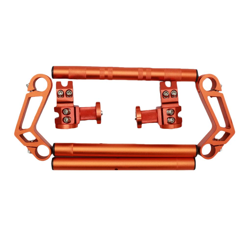 22mm 7/8" Motorcycle Handle Bar Set for Honda Grom MSX 125 Orange