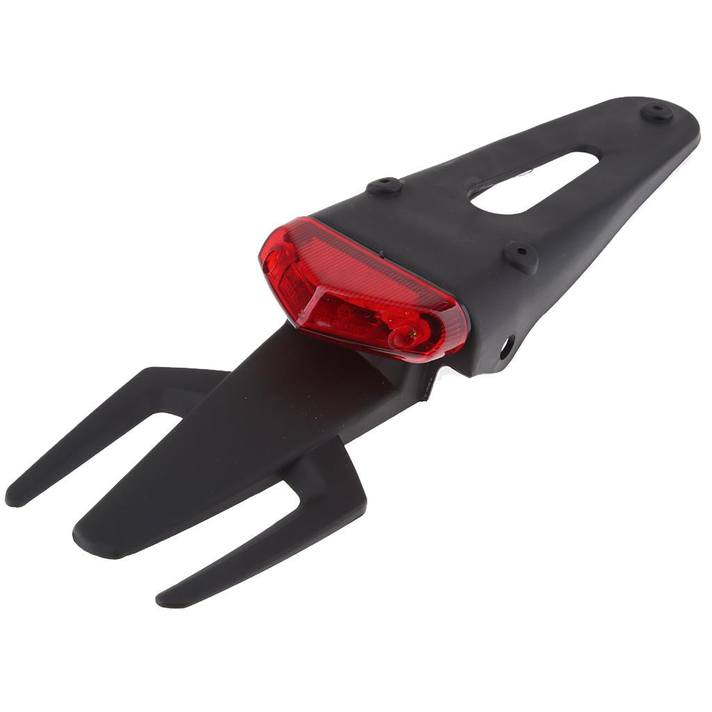 Rear Fender Brake Stop Tail Light Lamp for Motorcycle Enduro Dirt Bike Red