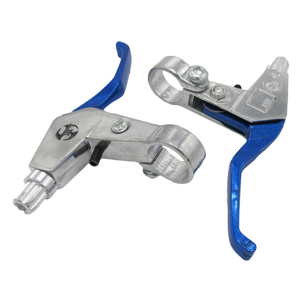 Handle Brake Levers Handle Grips Brake Clutch Levers  for Motorcycle  Blue